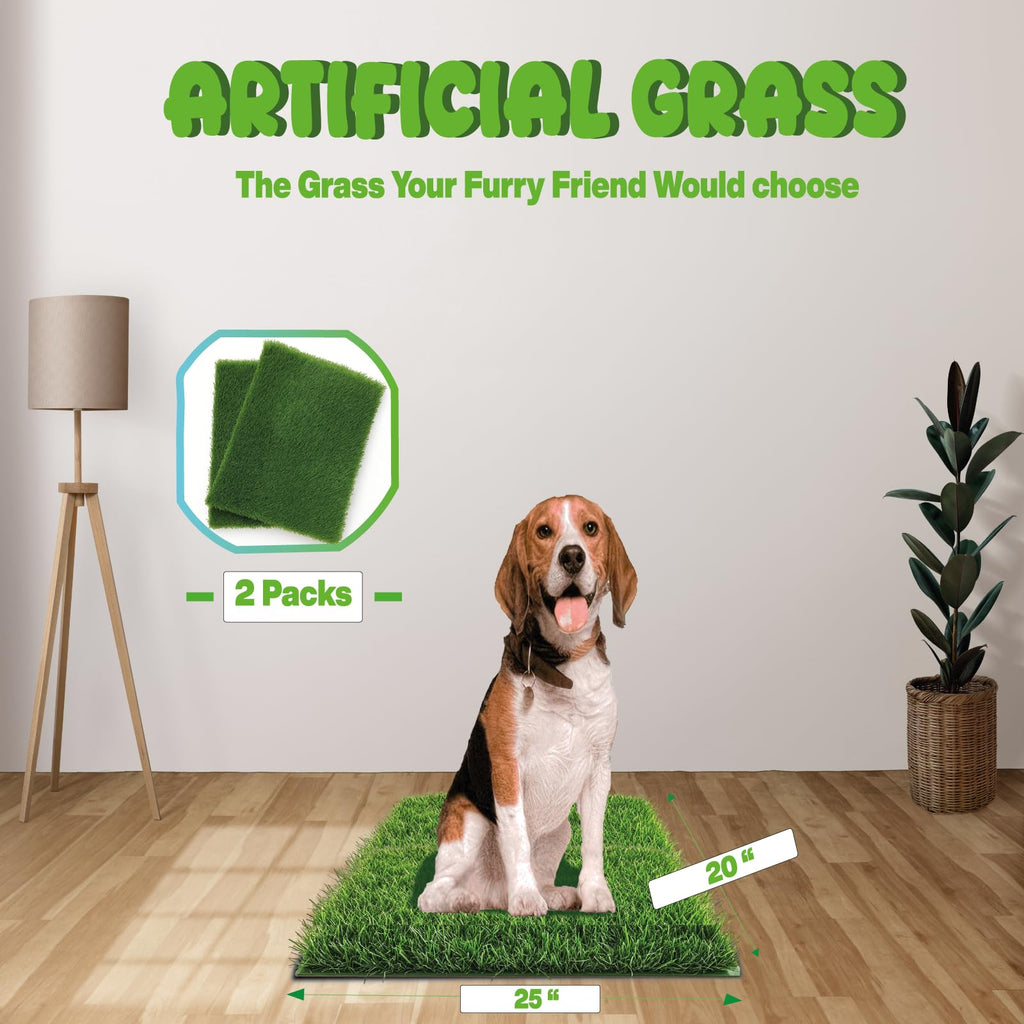 2-Pack Artificial Grass Potty Pad 20x25 Inch K806