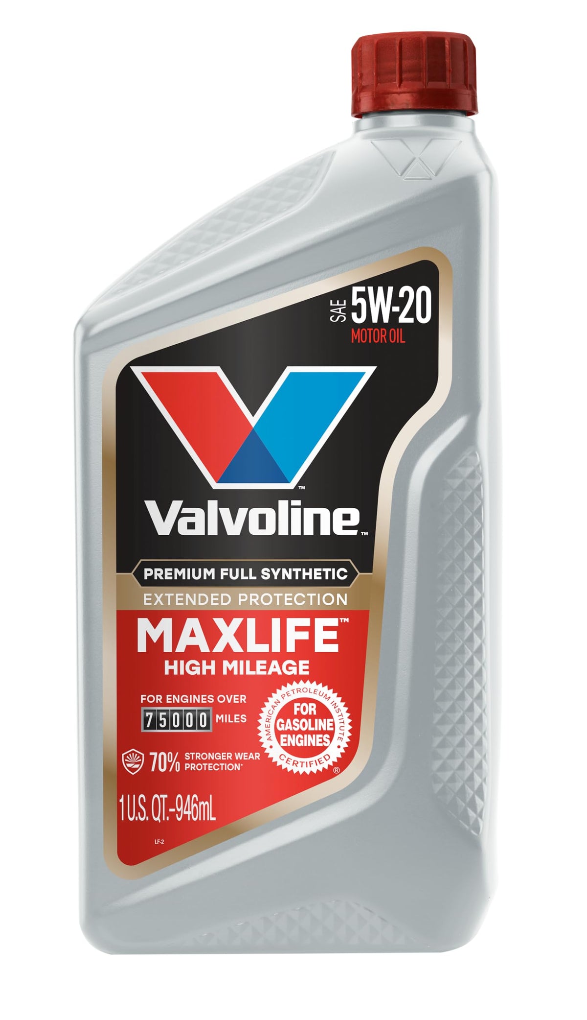 5W-20 Full Synthetic High Mileage Motor Oil 1 Quart I813