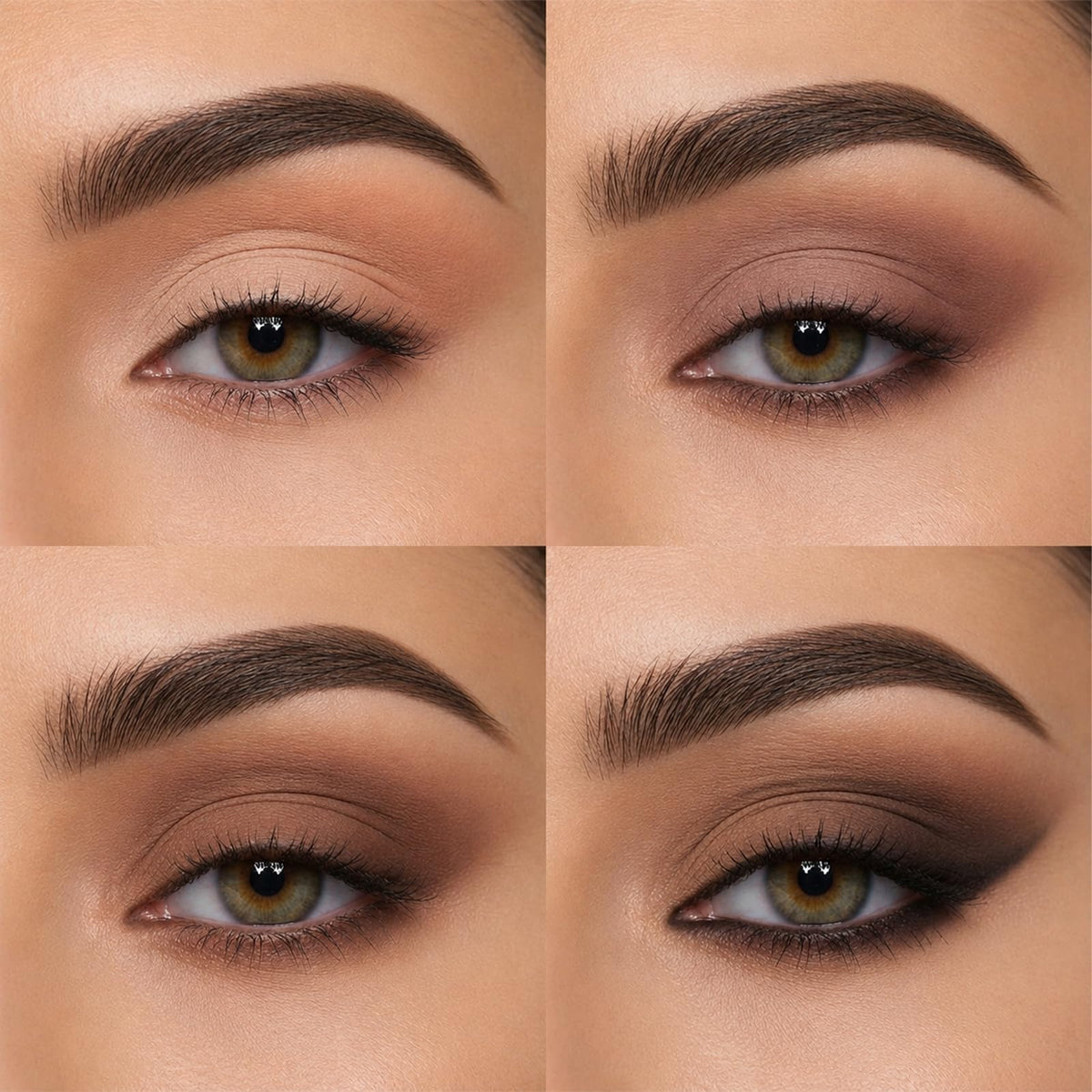Neutral Nude 9 Colors Matte Eyeshadow Palette with Mirror Z41160