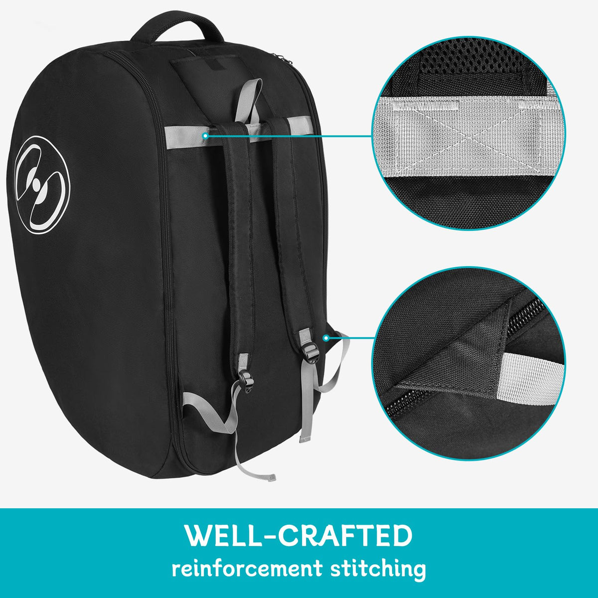 Padded Infant Car Seat Bag with Lockable Zipper G55649