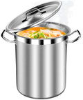 40 Quart Stainless Steel Stockpot with Lid G982877