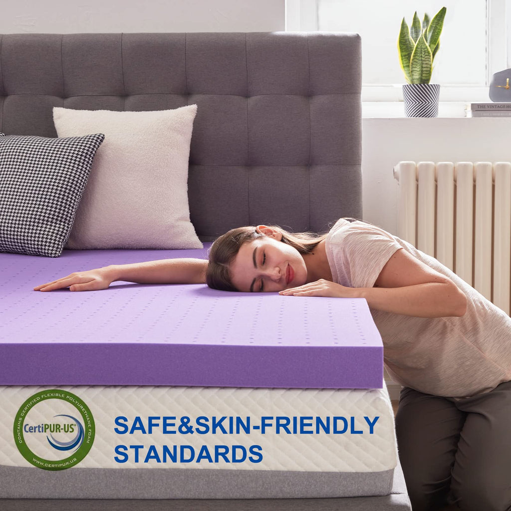 3 Inch Gel Memory Foam Mattress Topper Twin Size M4324