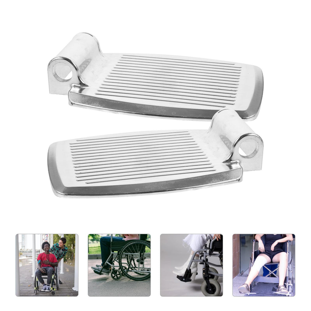 Heavy-Duty Aluminum Alloy Wheelchair Footrest Pair Q1700