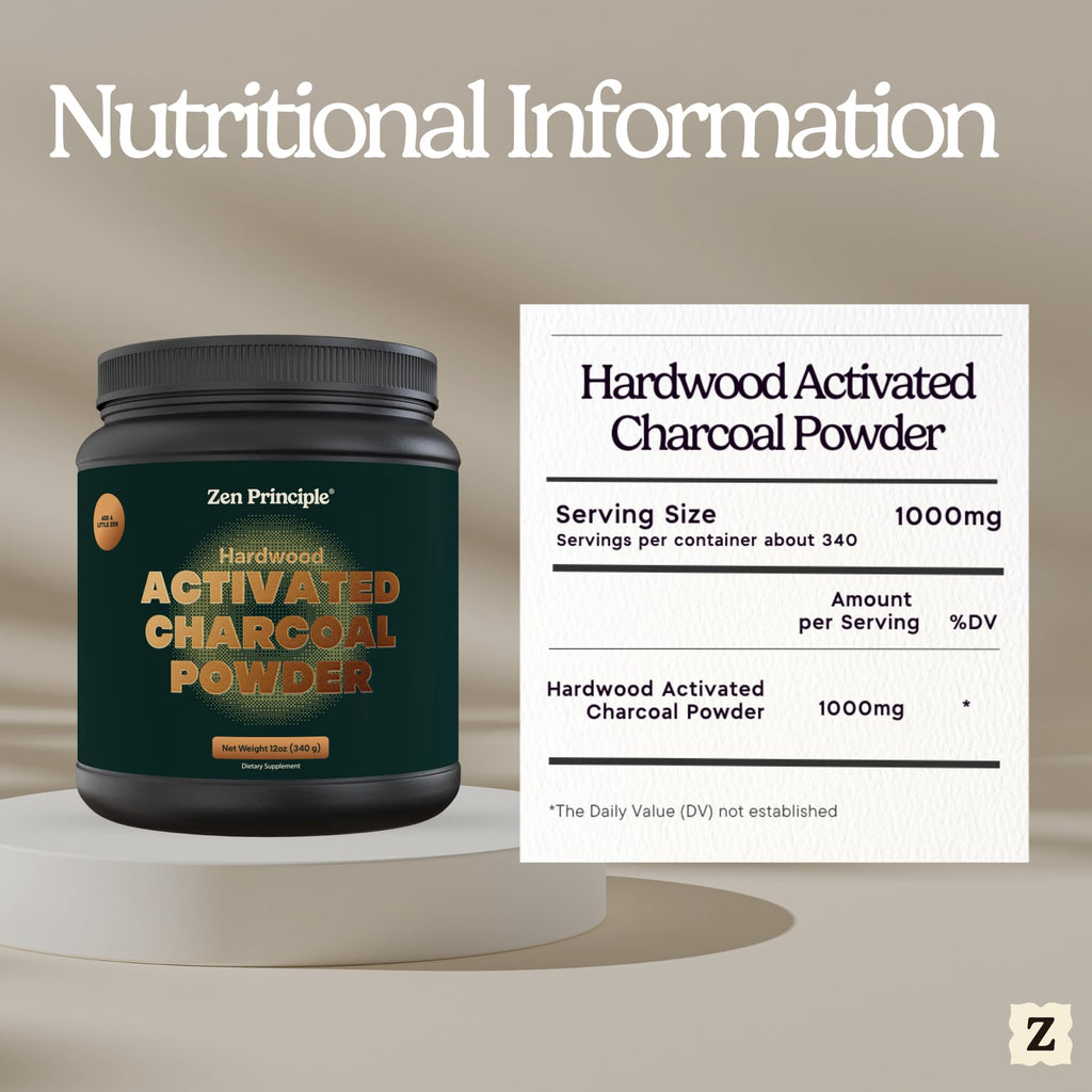Activated Charcoal Powder 12 oz O798