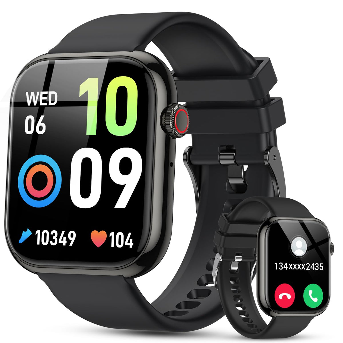 1.85" HD Touchscreen IP68 Waterproof Smart Watch S806
