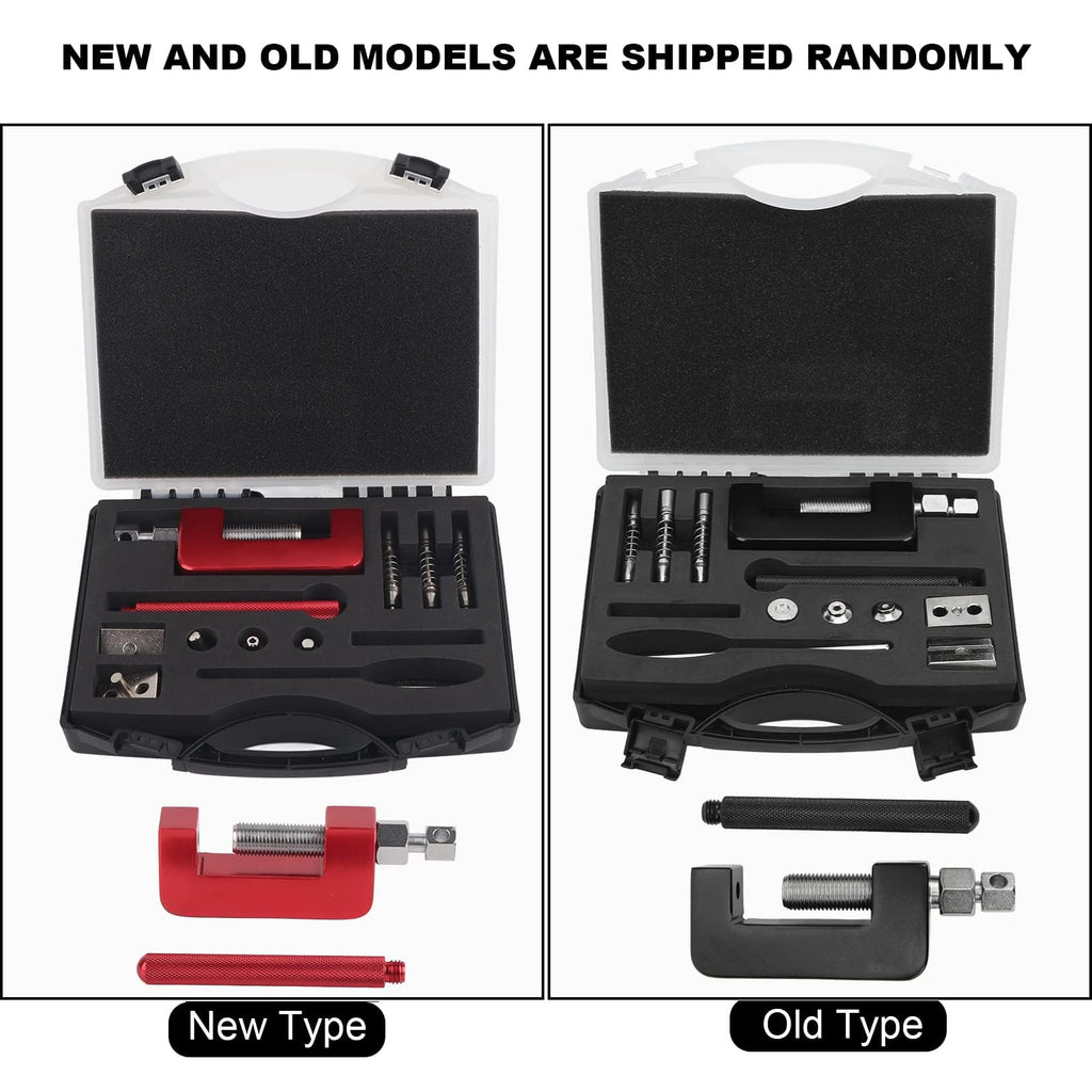 12 Pc Alloy Steel Motorcycle Chain Breaker Rivet Tool Set Y25538