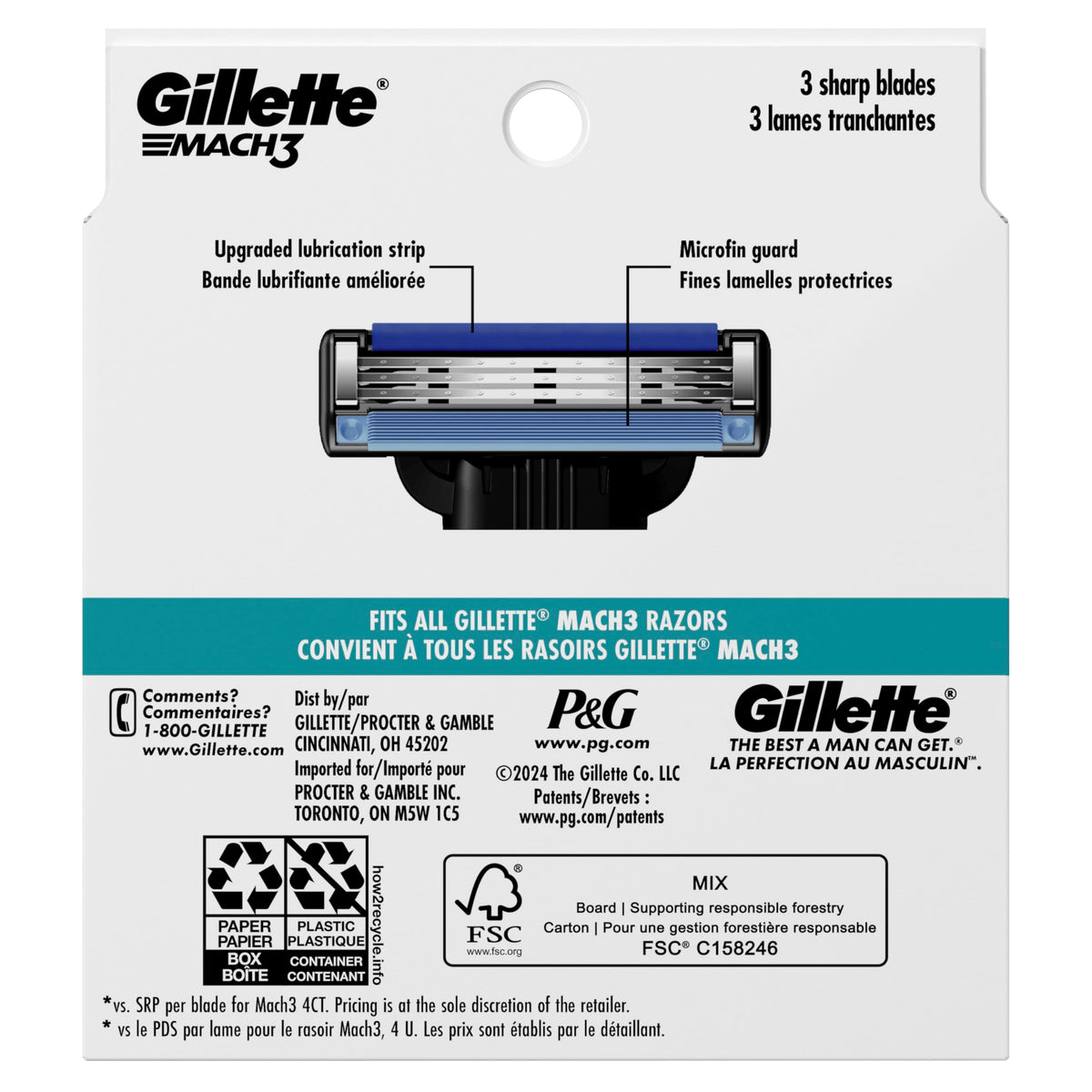 Razor Blade Refills J670337