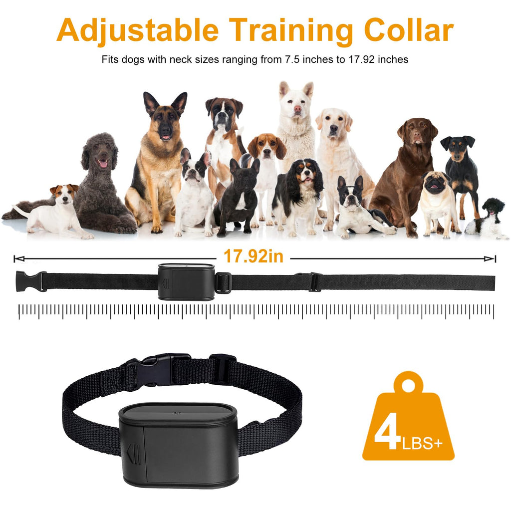 Electric Dog Fence System for 2 Dogs with 2 Waterproof Receiver Collars B826