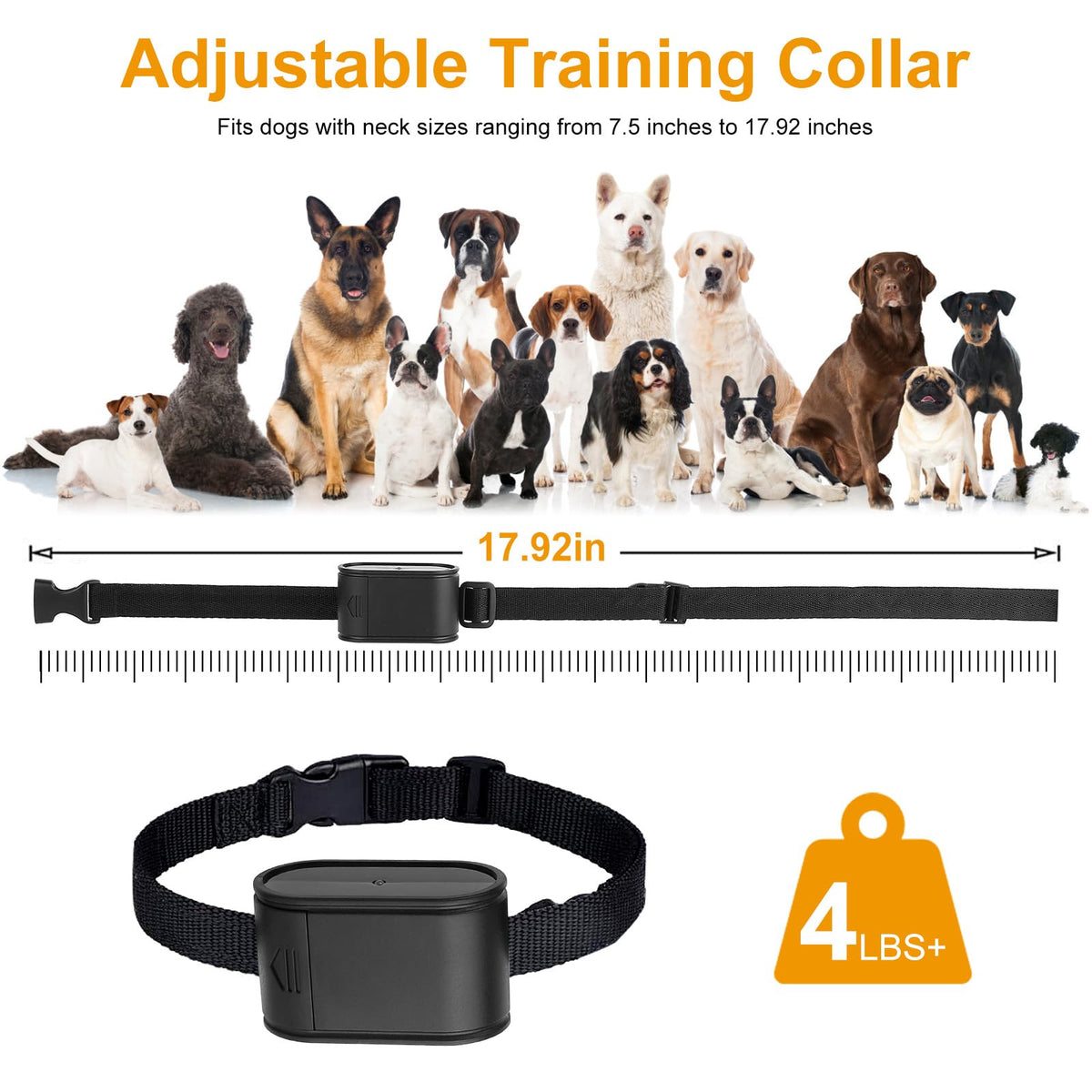 Electric Dog Fence System for 2 Dogs with 2 Waterproof Receiver Collars B826