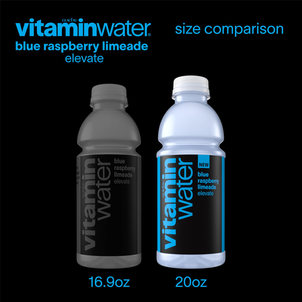 Blue Raspberry Limeade Nutrient Enhanced Water Beverage 20 oz 12 pack W653