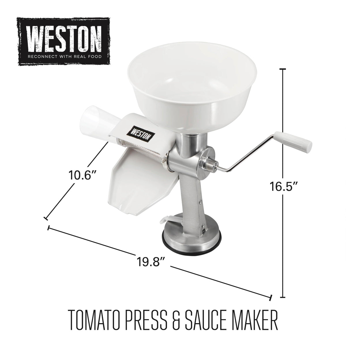 Food Strainer and Sauce Maker White O890120