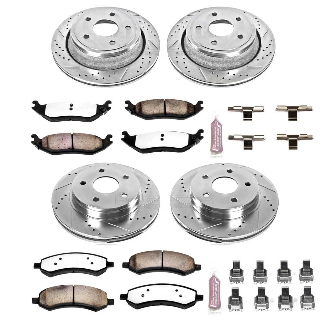 Brake Pad & Rotor Kit Front & Rear H716967