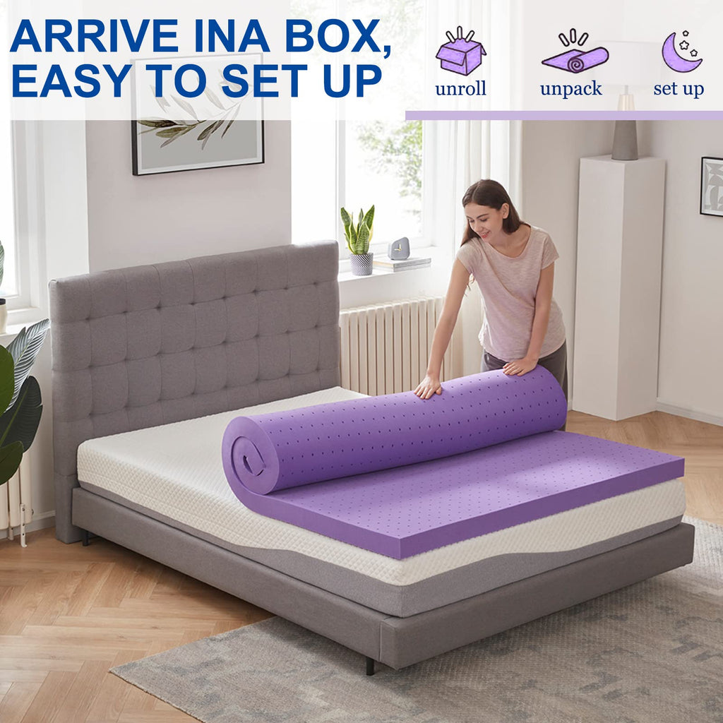 3 Inch Gel Memory Foam Mattress Topper Twin Size M4324