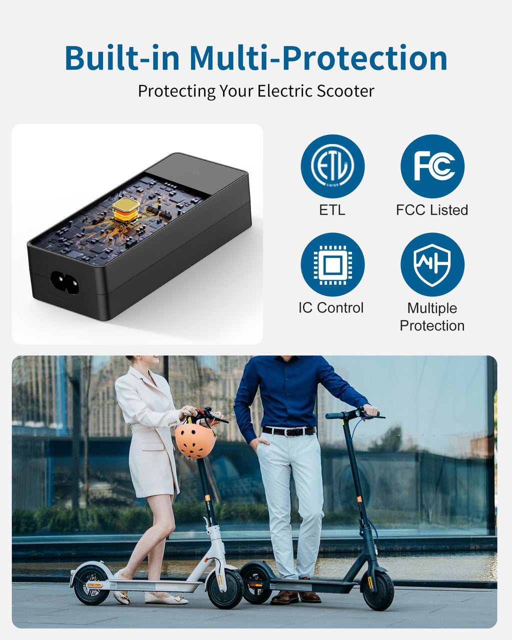 42V 1.7A Electric Scooter Charger D31646
