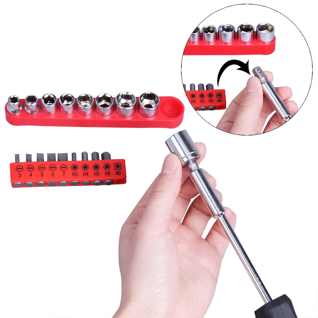 148-Piece Household Tool Set with Plastic Toolbox I93539