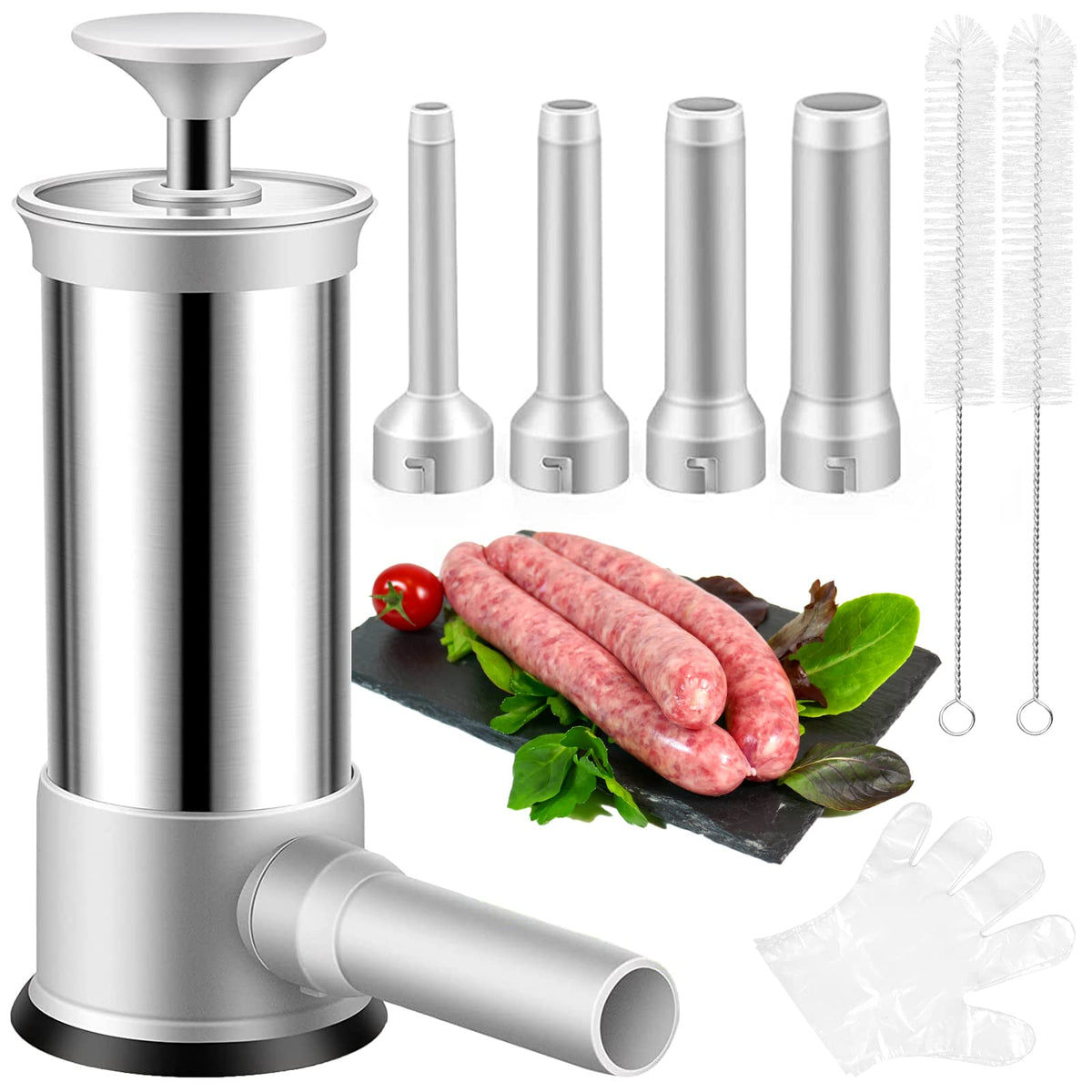 Sausage Stuffer Machine with 4 Stuffing Tubes D650990