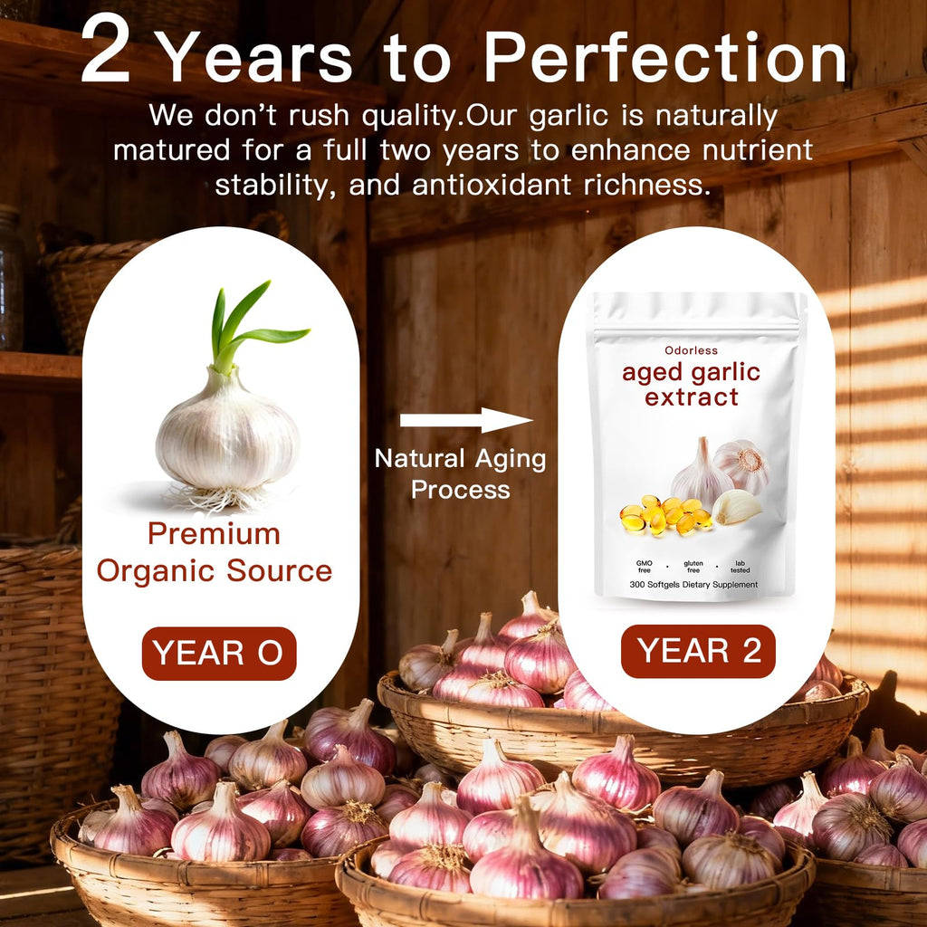 Odorless Organic Garlic Capsules P566