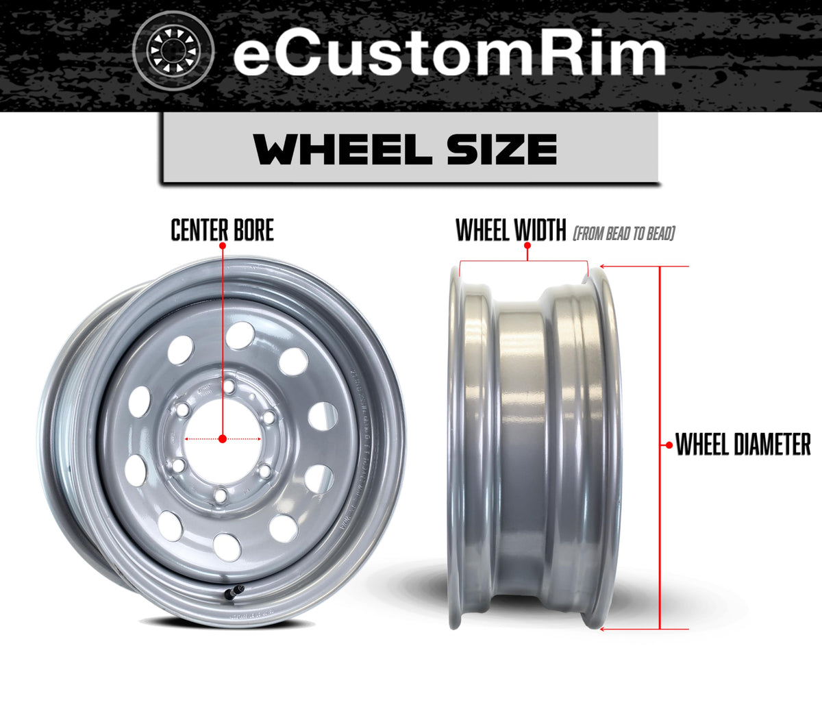 Trailer Tire Rim Assembly 5.30-12 Load B 4 Lug White T1116
