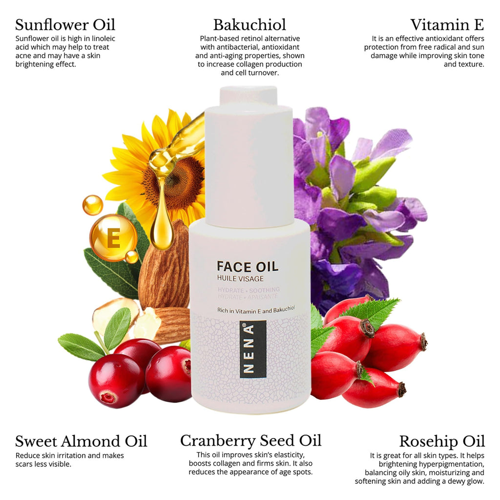 Bakuchiol and Vitamin E Face Oil 1 oz V853494