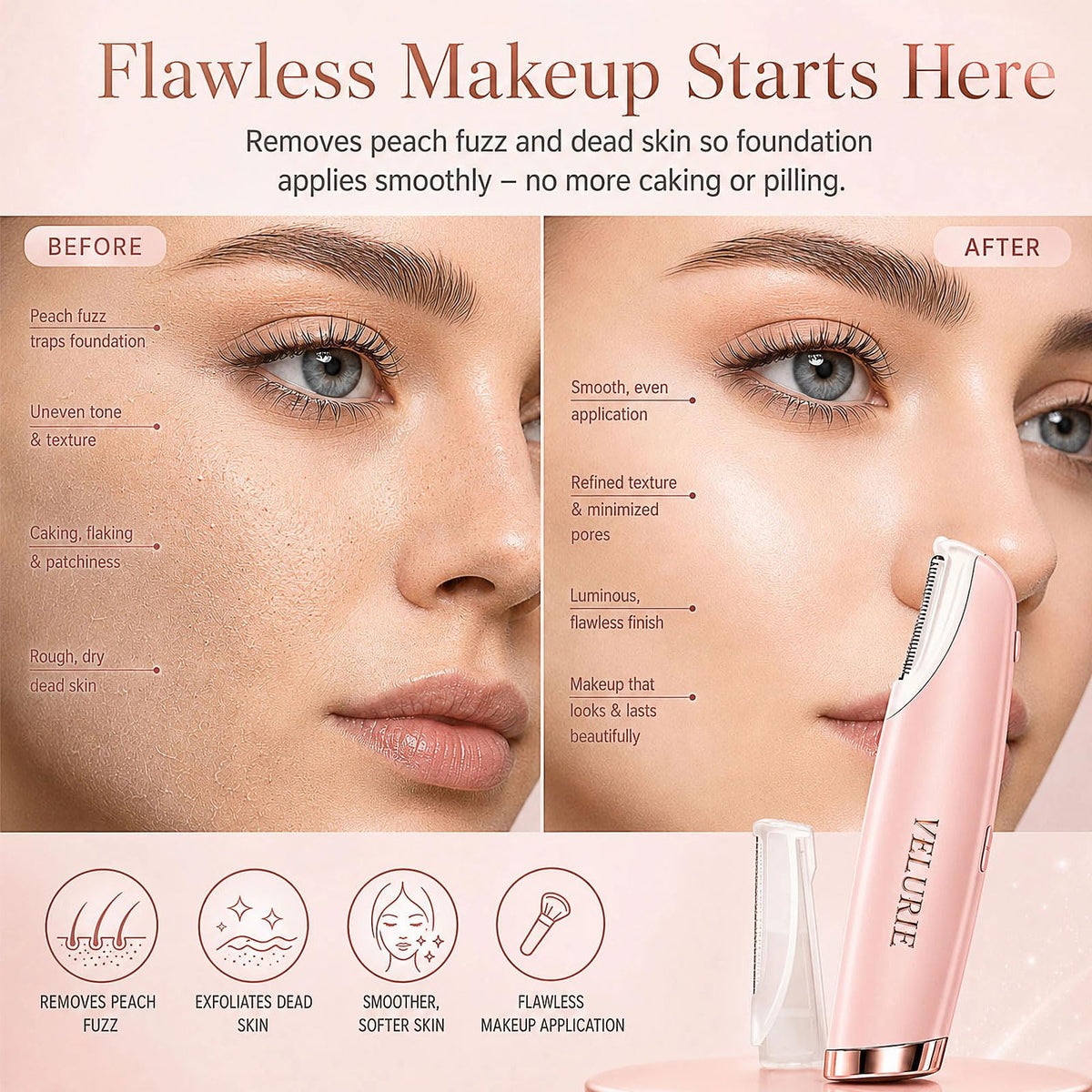 Pink Dermaplane Razor D586636