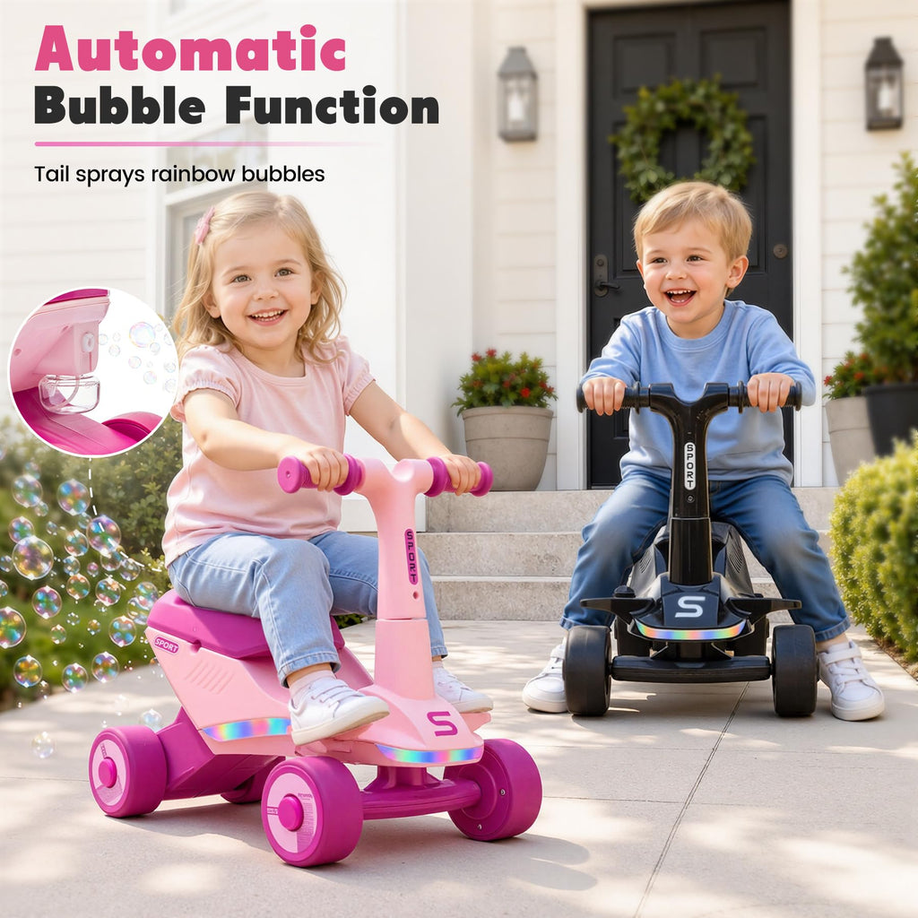 Electric Baby Balance Bike with Bubble Machine Y2002