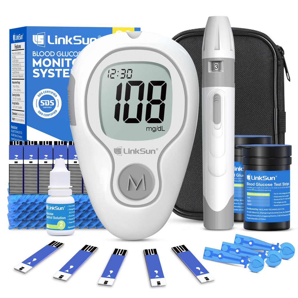 Glucose Monitor Kit, 100 Strips & Lancets J27352