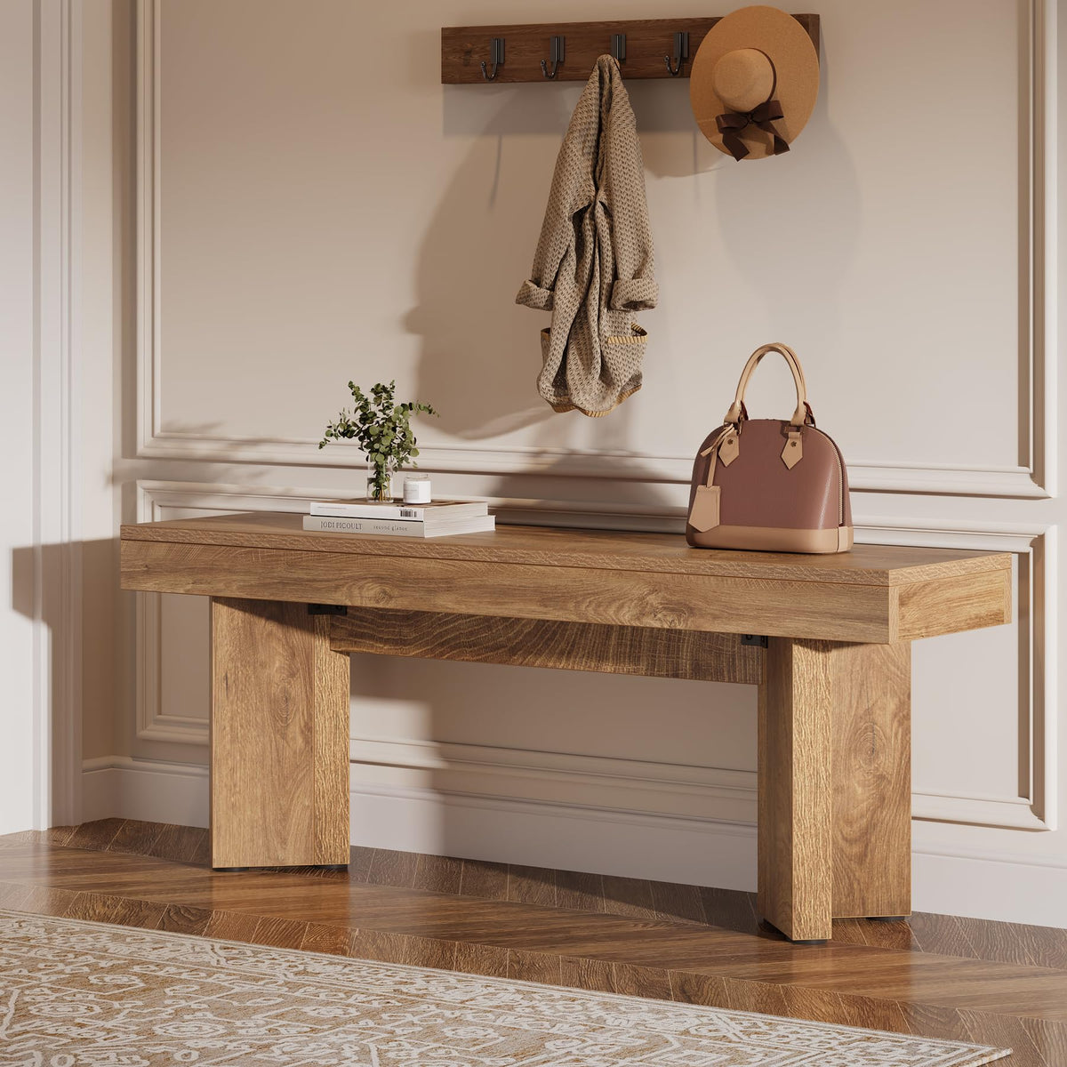 47" Wooden Bench O908479