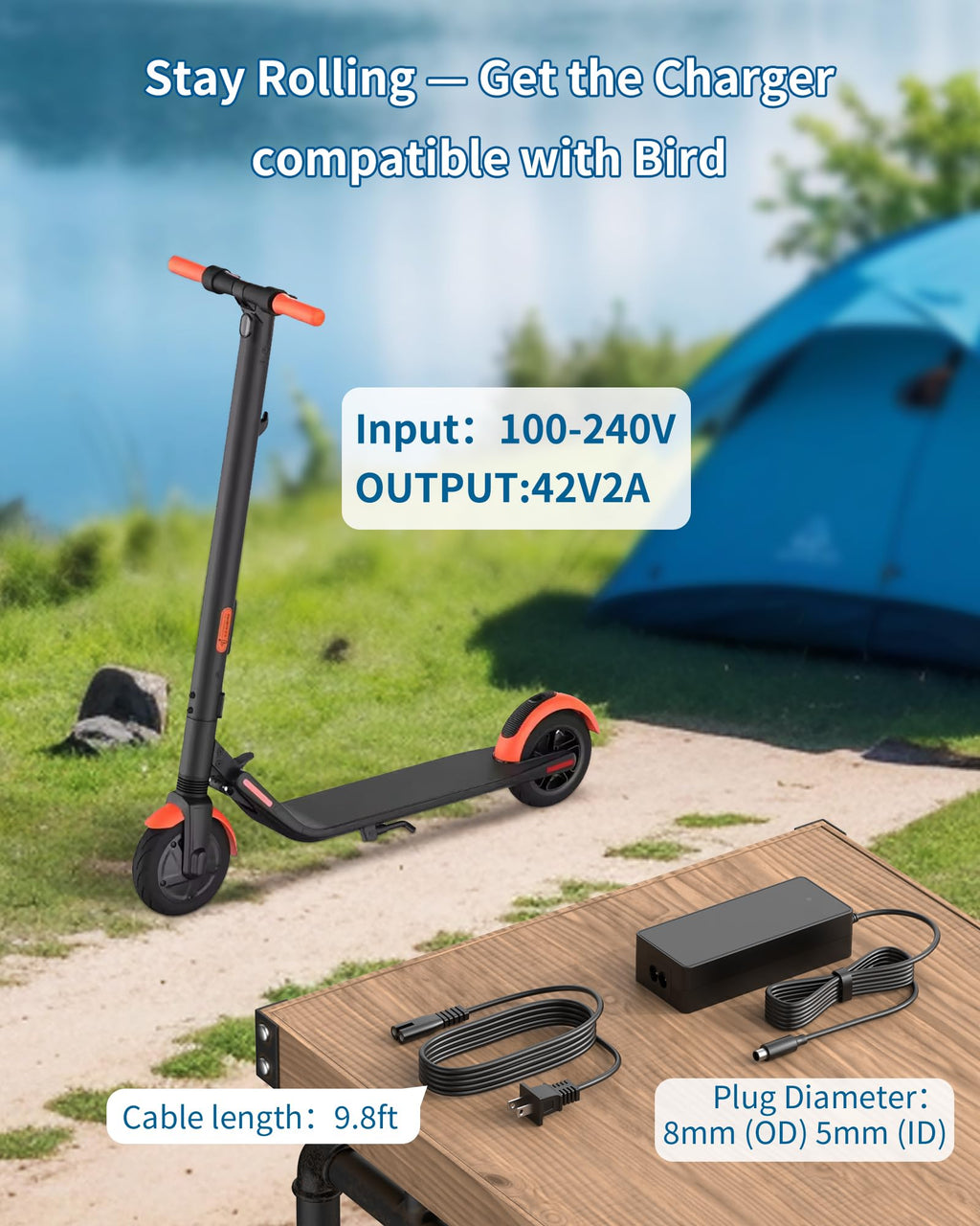 42V 1.7A Electric Scooter Charger D31646