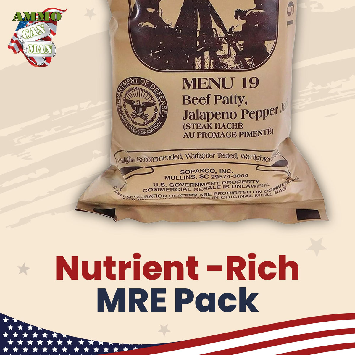 Military Surplus MRE Box Q58860