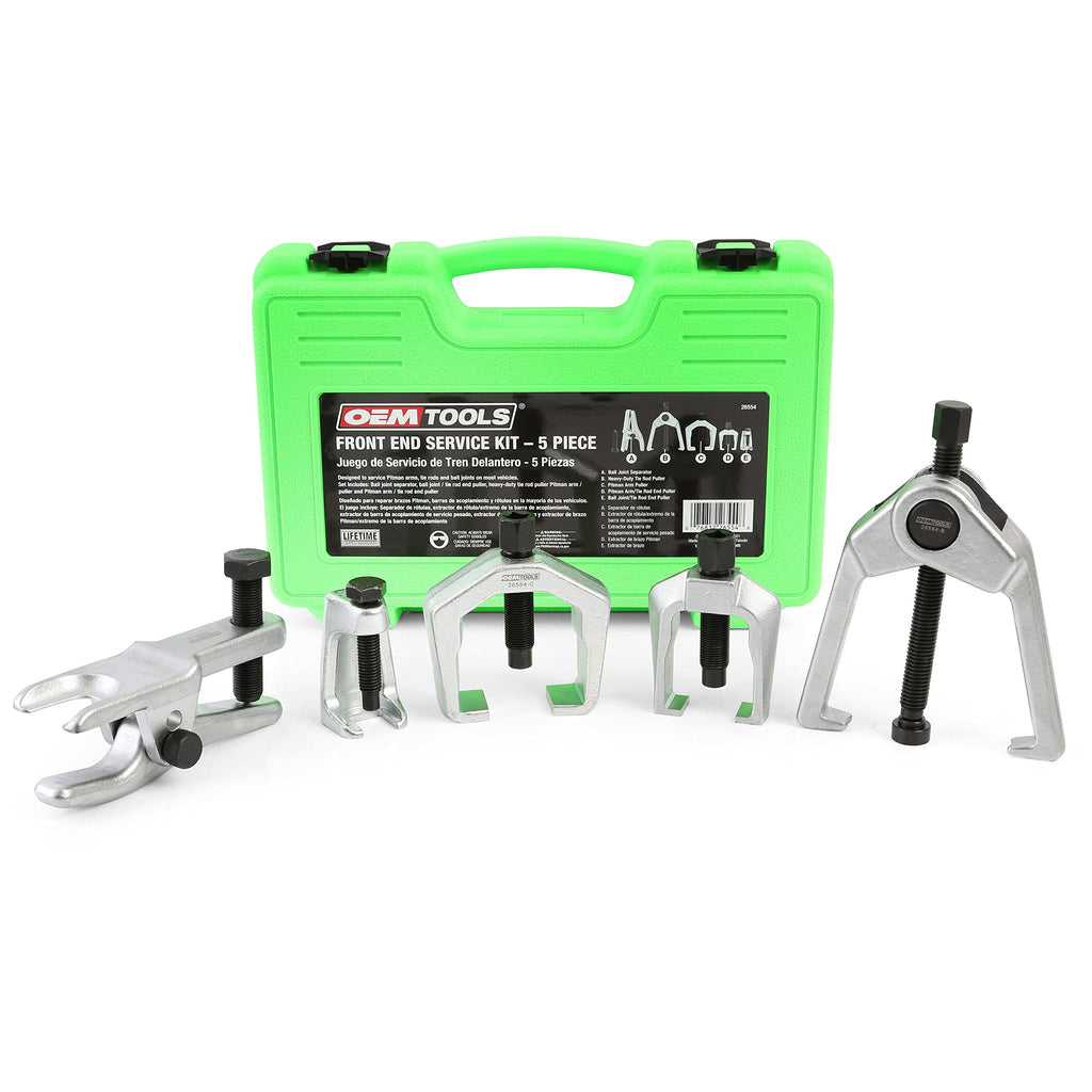 5-Pc Pitman Arm Puller & Ball Joint Separator with Case I8621