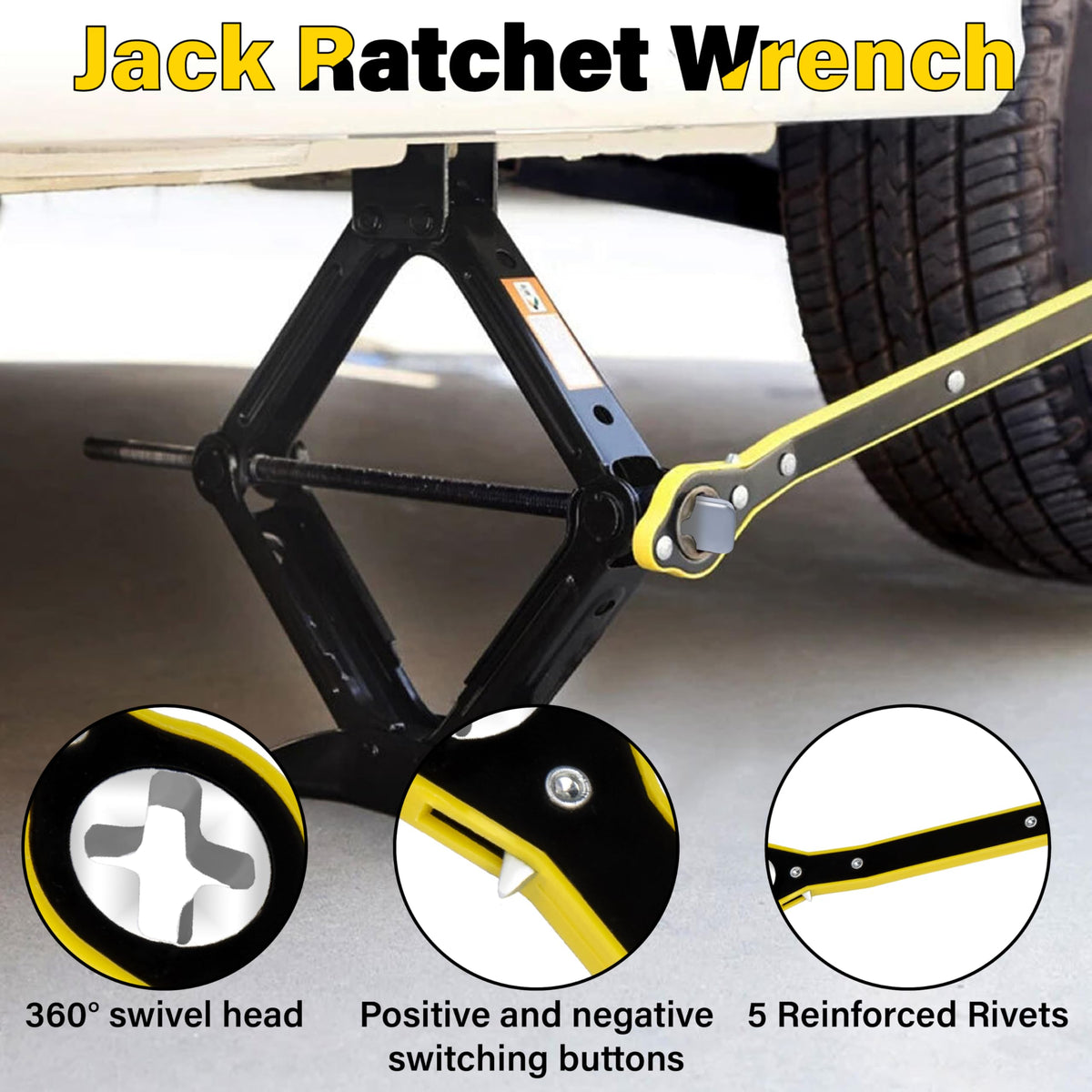 Car Jack Ratchet Wrench S8440