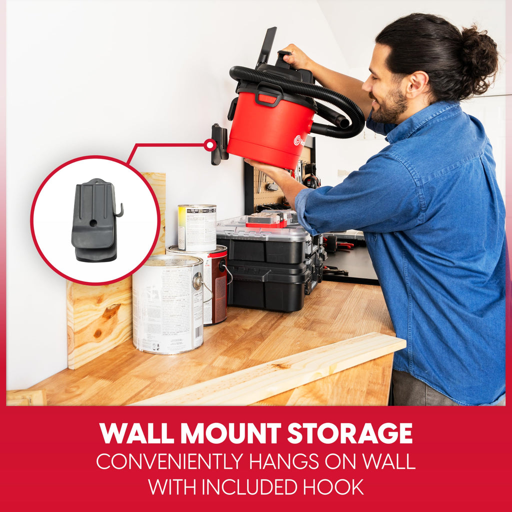 2.5-Gal Wall Mount Wet/Dry Vac G776344
