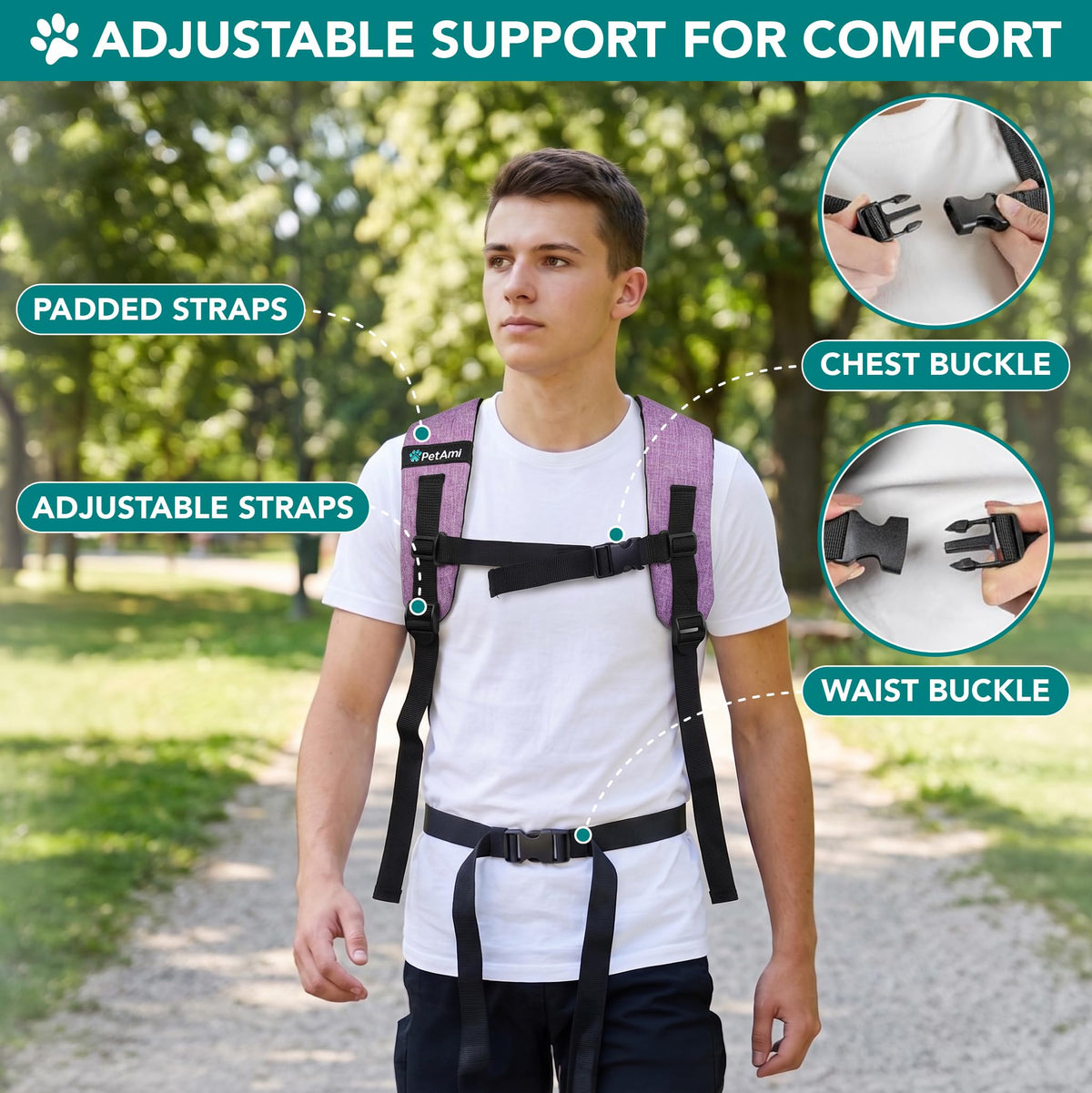 Expandable Dog Cat Backpack Carrier G7525