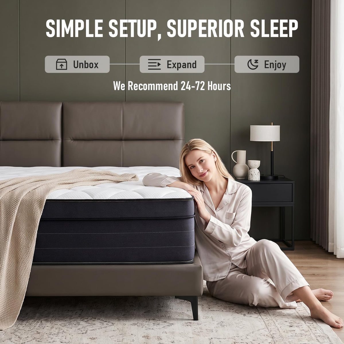 12 inch Hybrid Mattress J877