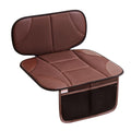 Black Car Seat Protector with 2 Storage Pockets Z31103