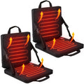 2 Pcs Portable Heated Seat Cushion 3 Level Adjustable Foldable M814233