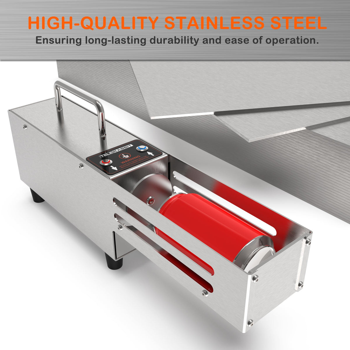 16 Oz/12 Oz Stainless Steel Electric Can Crusher P826084