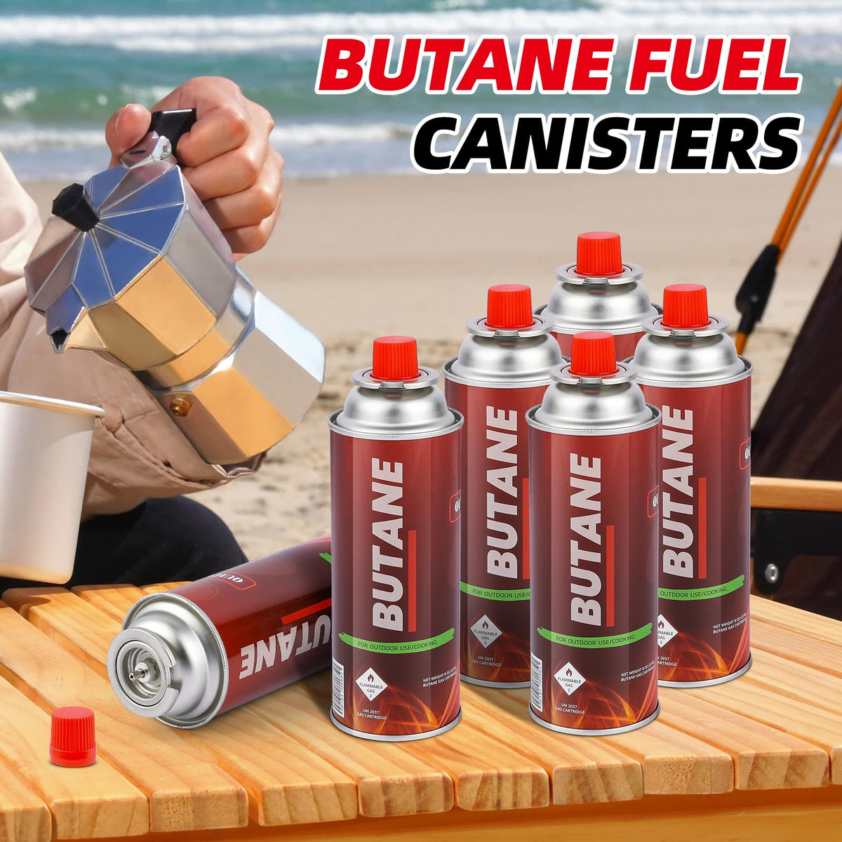 4 Pack Butane Fuel Canisters G73963