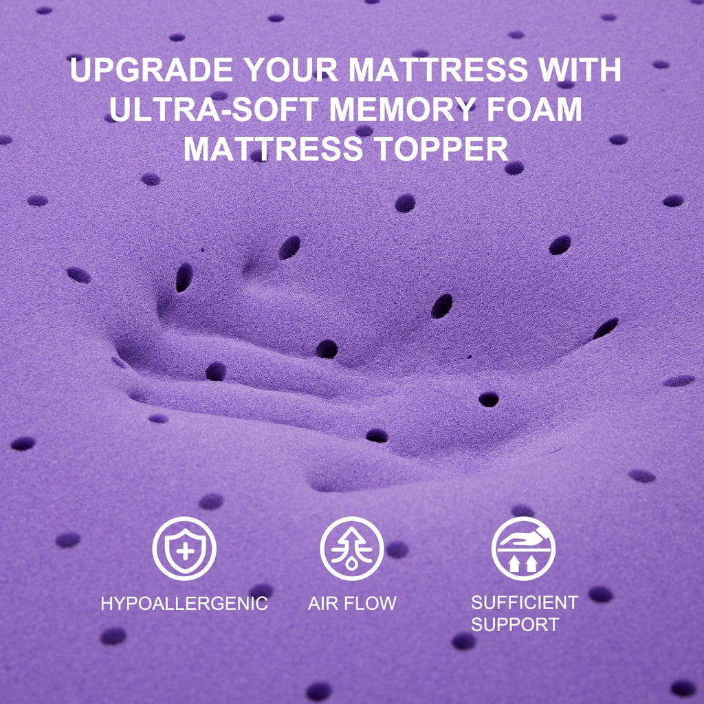 3 Inch Gel Memory Foam Mattress Topper Twin Size M4324