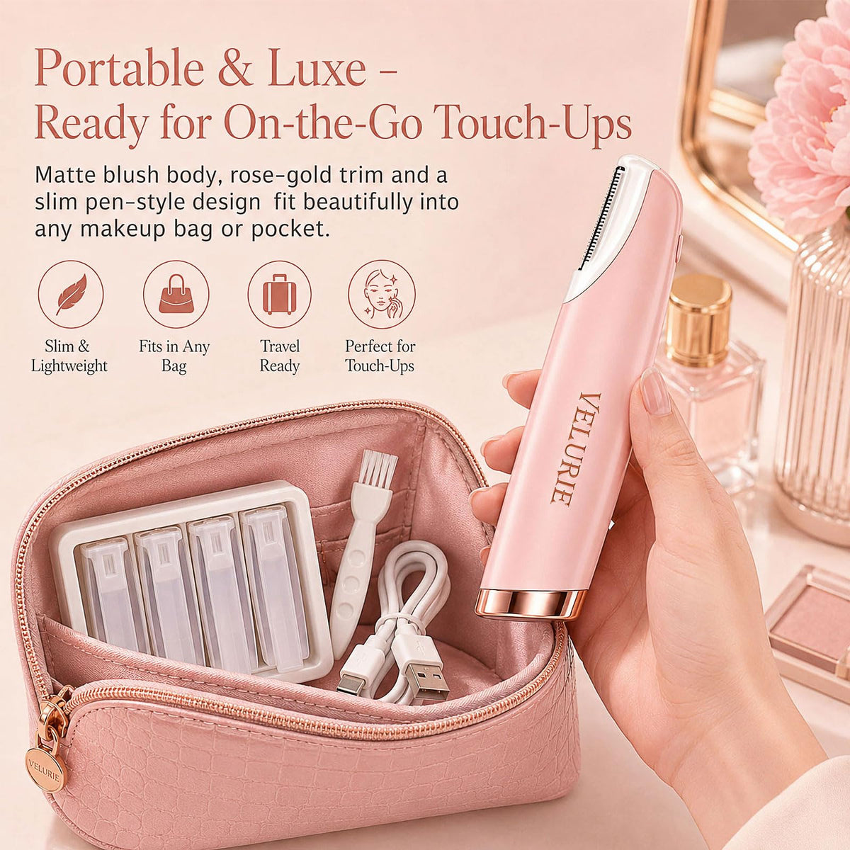 Pink Dermaplane Razor D586636