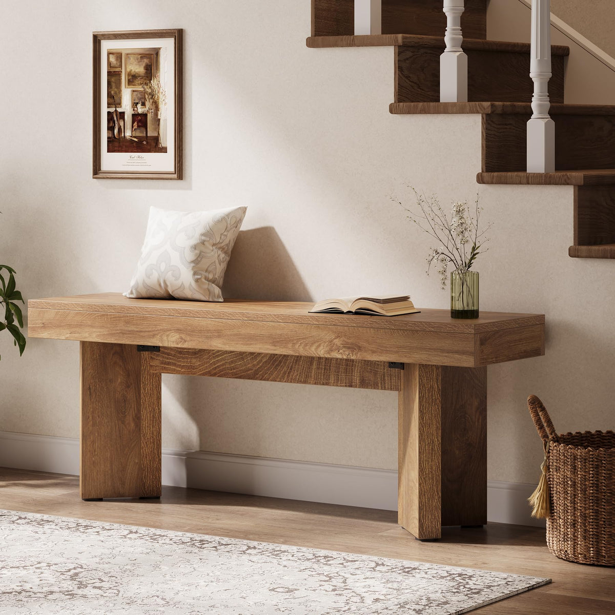 47" Wooden Bench O908479