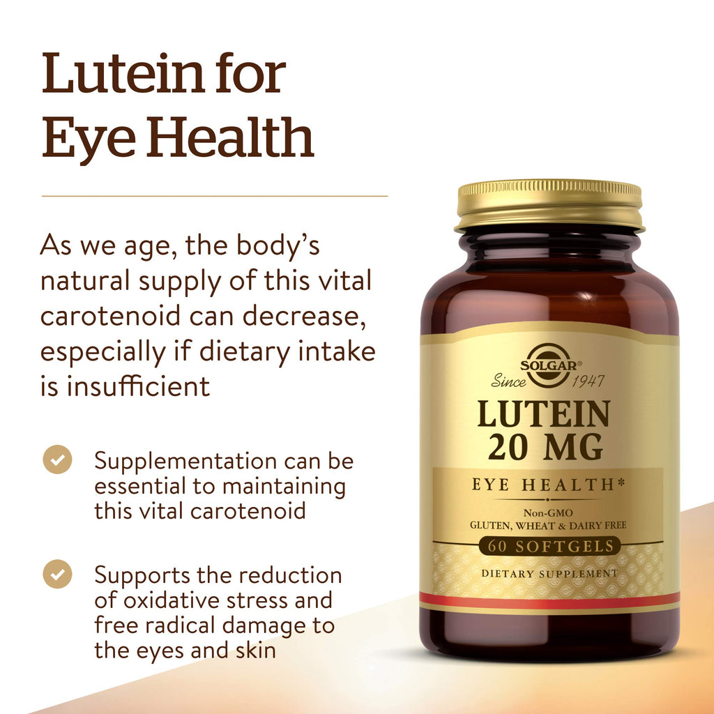 Lutein 20 mg 60 Softgels F626173