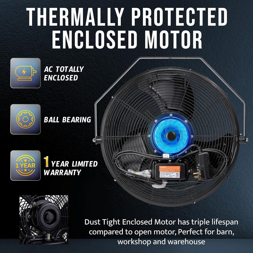 20-Inch High Velocity Wall Fan M28021