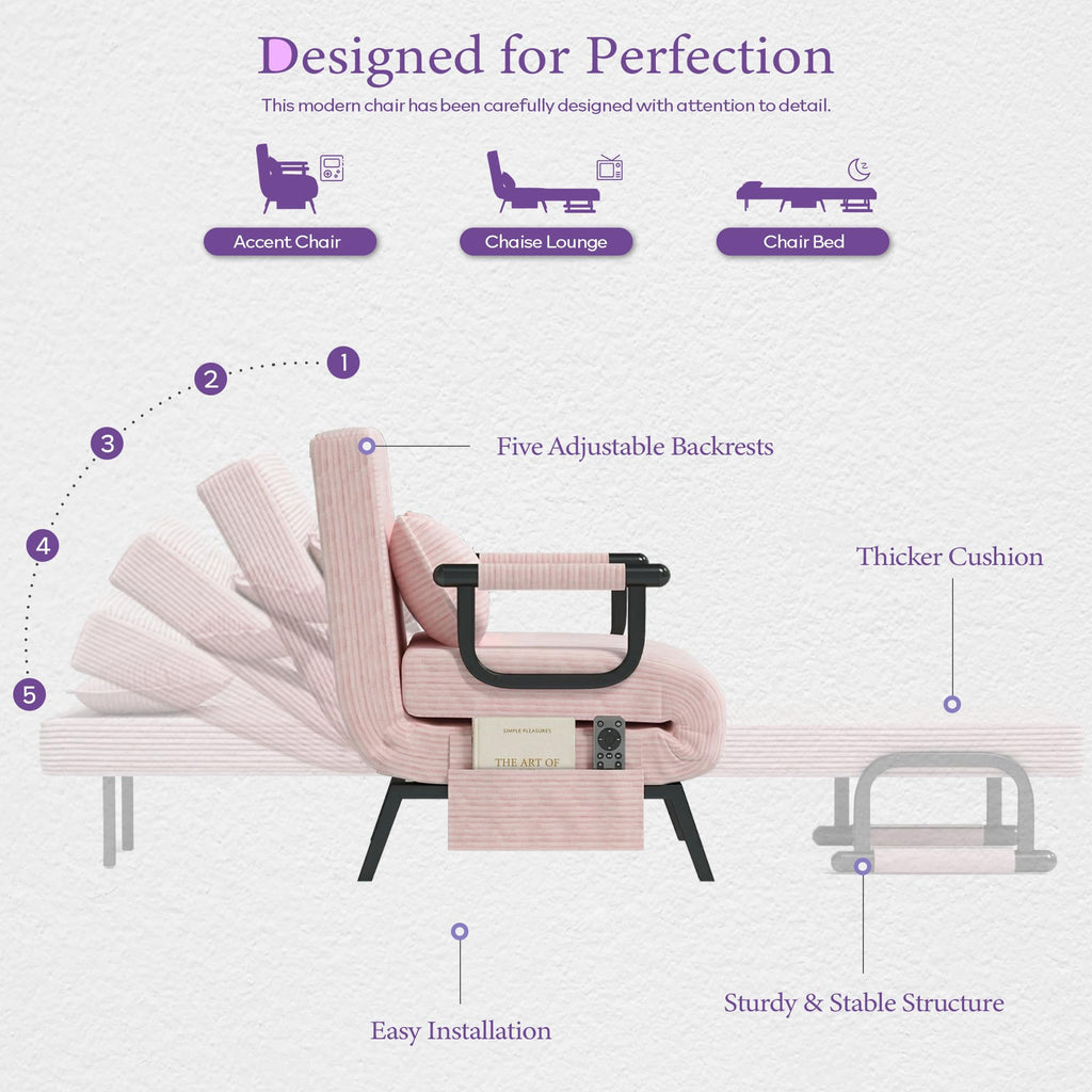 Folding Sleeper Chair F52841