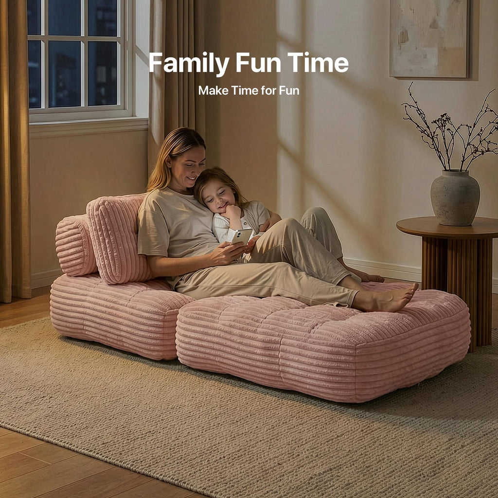 Pink Folding Sofa Bed A875390