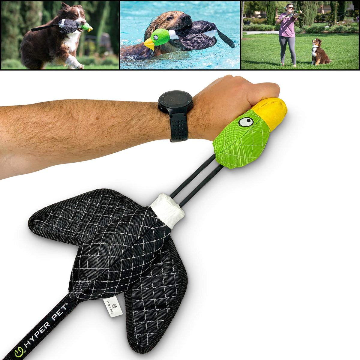 Large Duck Slingshot Fetching Dog Toy M11453