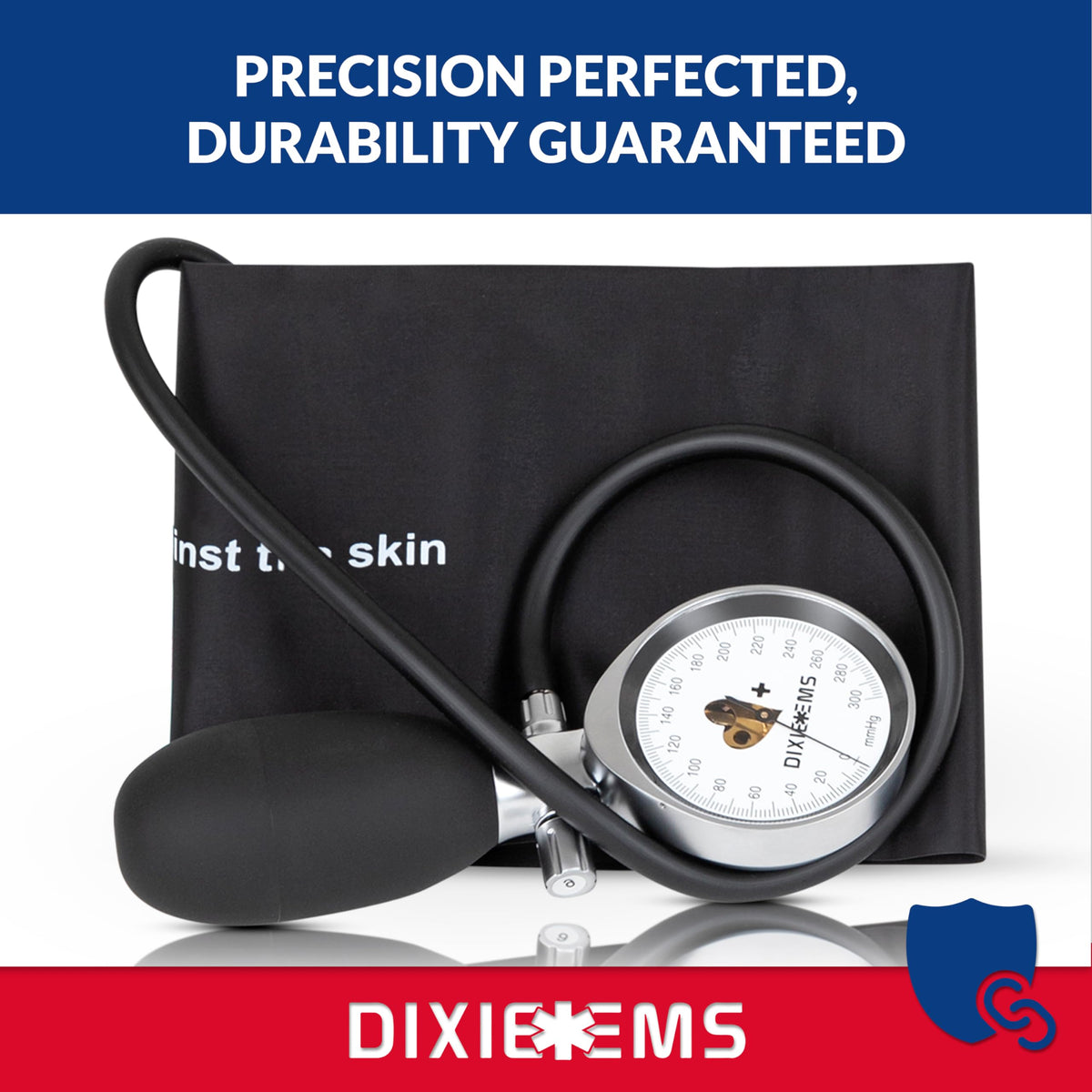 Black Aneroid Sphygmomanometer Blood Pressure Cuff A82026