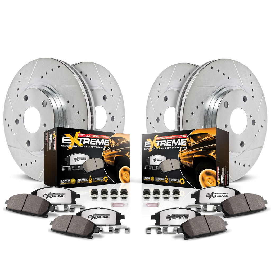 Brake Pad & Rotor Kit Front & Rear H716967