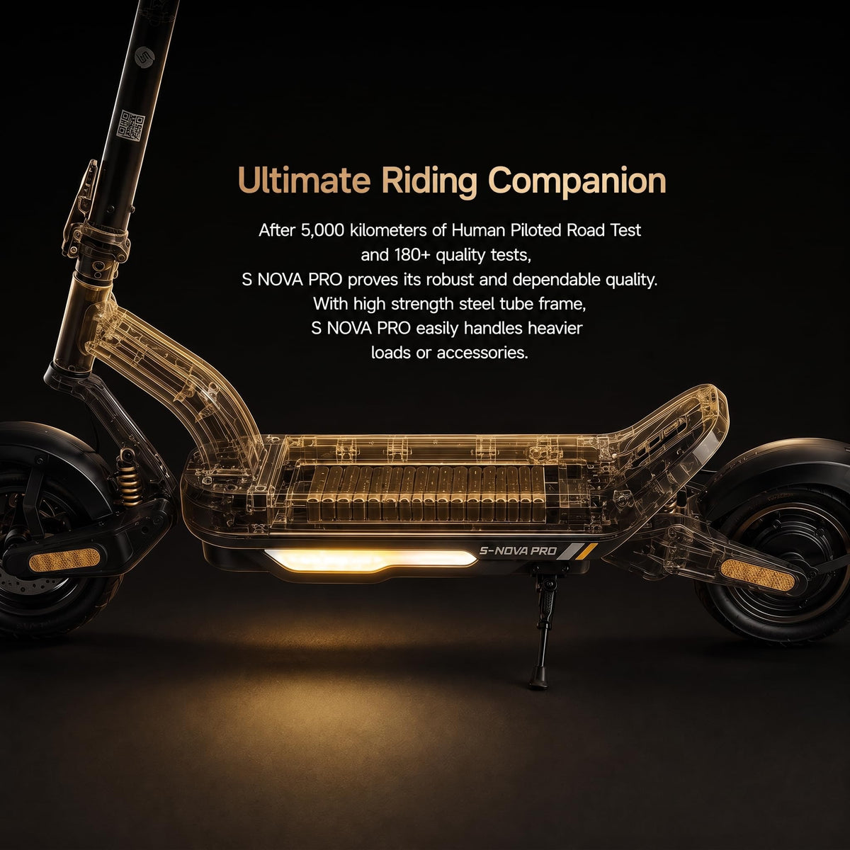 Electric Scooter, 28 MPH, 1000W, 38-Mile Range I68694