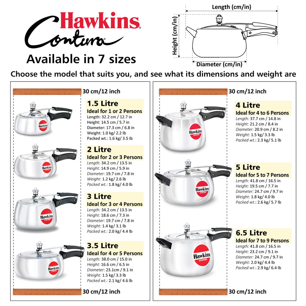 2L Aluminium Pressure Cooker V427659